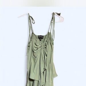 Current Mood Olive Green Dress